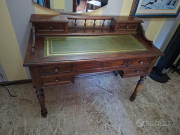 Scrivania/scrittoio in legno massello 120 x 60