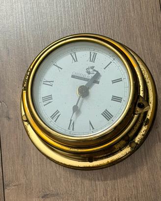 Orologio navale Cassens & Plath in ottone