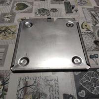 Supporto inox per segnaletica mezzi pesanti