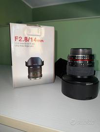Obiettivo Samyang 14mm per Nikon