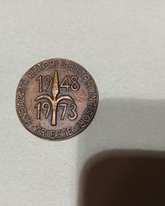 MEDAGLIA SINDACATO PITTORI E SCULTORI   TRIESTE
