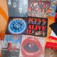 Lotto LP Glam e Hard Rock (Kiss, Motley Crüe etc)