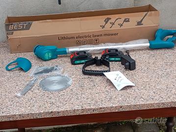 tagliaerbe doppia batteria 36v 