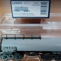 LILIPUT carro cisterna a carrelli FS, scala H0