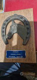 Legno a Forma Ferro di Cavallo Targa 