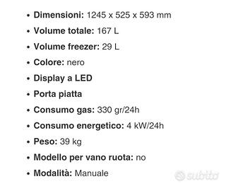 Frigorifero trivalente Thetford N3170 del 2020