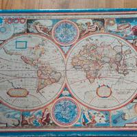 Puzzle MB 1000 Mappamondo.  Usato e completo!