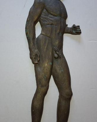 'Bronzi di Riace' copia bassorilievo in bronzo