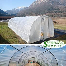 Serra tunnel archi acciaio giardino PVC telo FILM