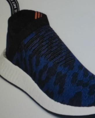 Adidas Originals Primeknit Core blu/nero TG. 38