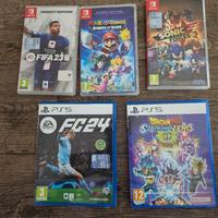 giochi ps5 e nintendo switch