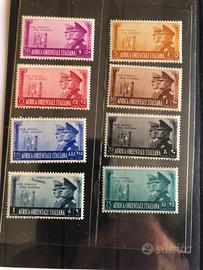 Francobolli Asse e buste Africa orientale