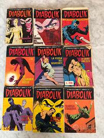 Diabolik anni ‘60/‘70 - batch 6 da 9 libri