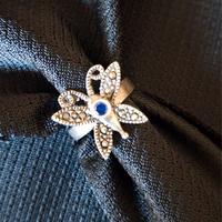 Anello farfalla vintage  argento 925