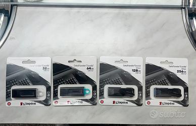 Pendrive USB Kingston da 16GB/32GB/128GB/256GB