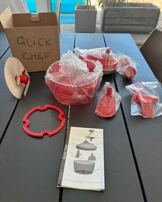 Tritatutto manuale Tupperware Quick Chef NUOVO