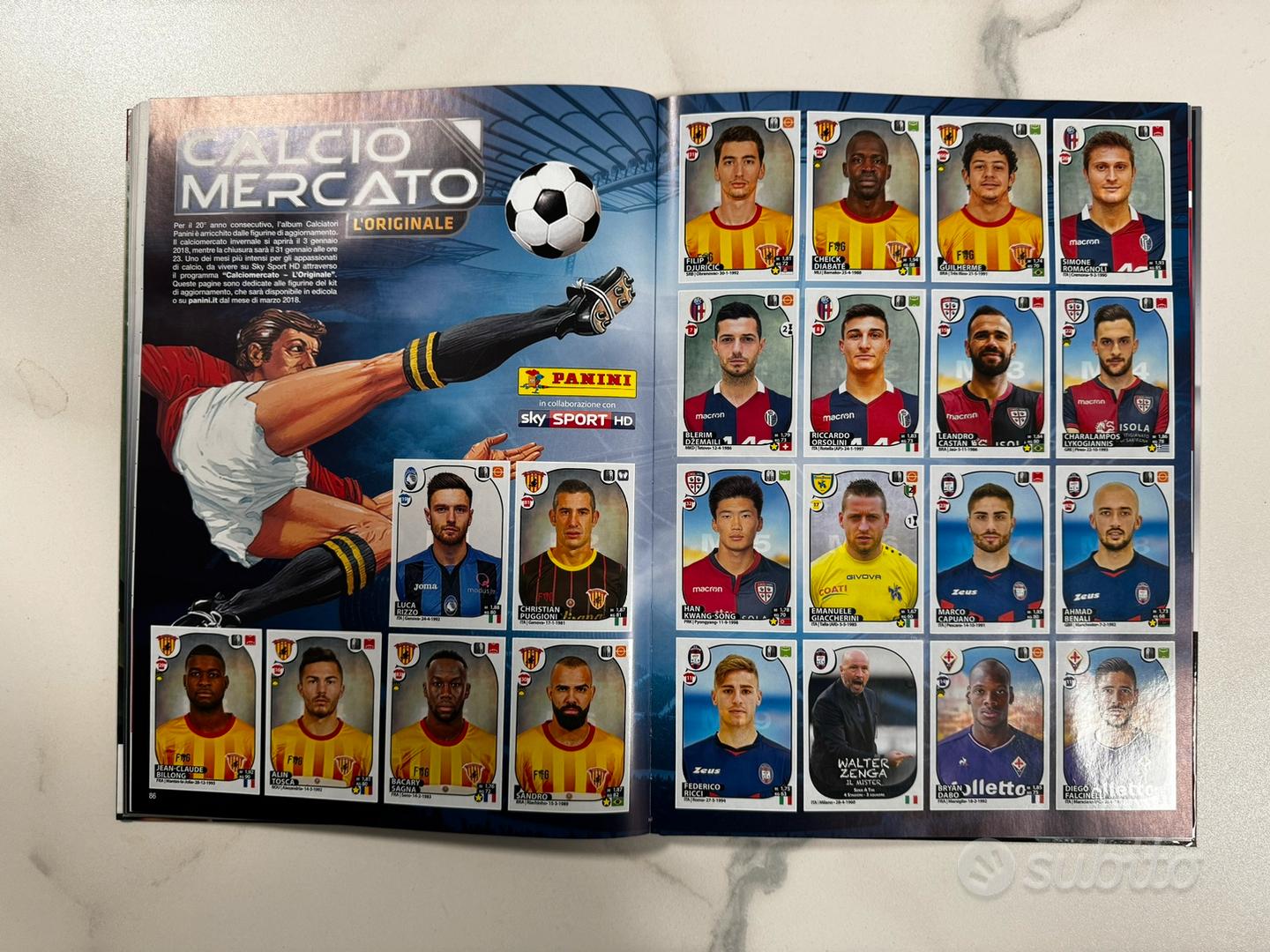 Presentato l'album Calciatori Panini 2018-19: tante novità