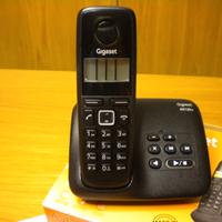 TELEFONO CORDLESS DIGITALE GIGASET AS120A CON SEGR