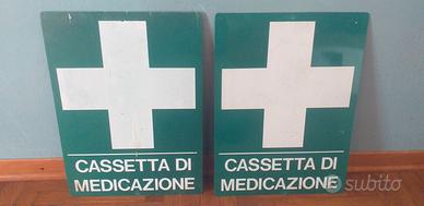 Cartello cassetta di medicazione