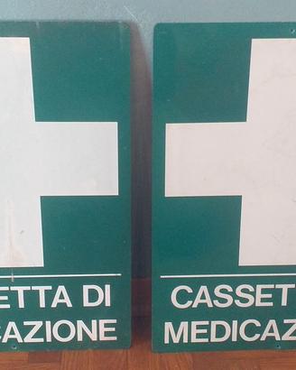 Cartello cassetta di medicazione