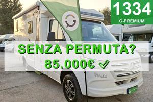 CAMPER HYMER MERCEDES SEMINTEGRALE SEMIDINETTE LET