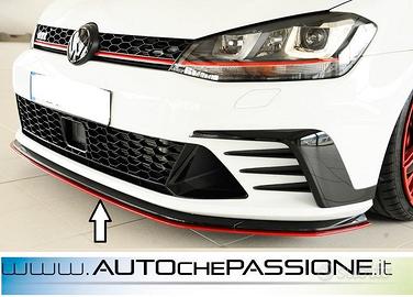 Splitter Spoiler anteriore per VW Golf 7 GTI ClubS