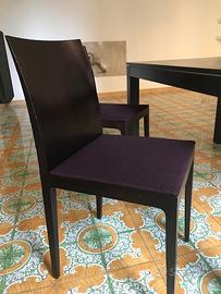 Tavolo design Ligne Rose e 4 sedie Crassevig