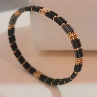 Bracciale oro giallo 18Kt e Ematite NUOVISSIMO 