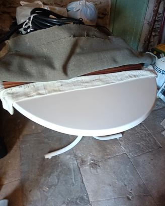 Tavolo bianco in resina da esterno mis. 160x120 cm