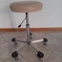 sgabello girevole con ruote