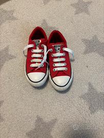 Converse bambino rosse tg 28