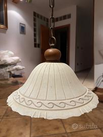 Lampadario vetro