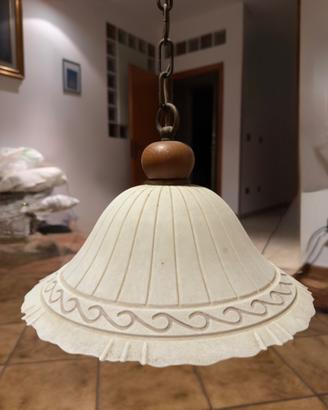 Lampadario vetro