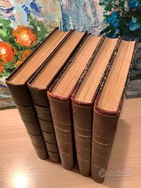 Collezione 5 volumi Illustrazione Popolare 1902–19