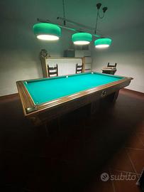 Biliardo buche strette campo gioco mt 2.50x1.25