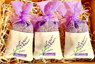 Sacchetti di lavanda profumati idea Natale