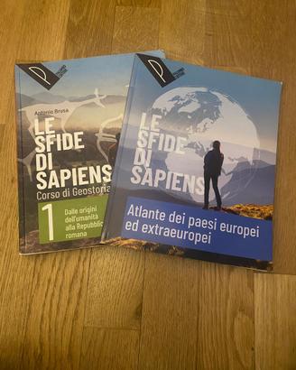 Le sfide di sapiens 1 + atlante cartaceo nuovo