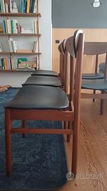 Sedie design scandinavo anni '60