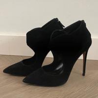 Scarpe Casadei con tacco in suede