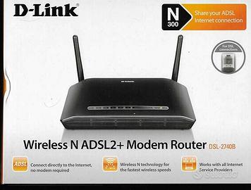 MODEM D- LINK wireless N ADSL2+ Router dsl-2740B