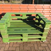 divano in pallet da esterno