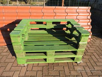 divano in pallet da esterno
