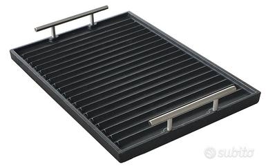 Bistecchiera in ghisa con manici