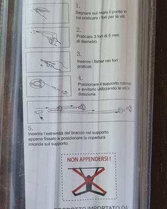 Bastone per tenda doccia