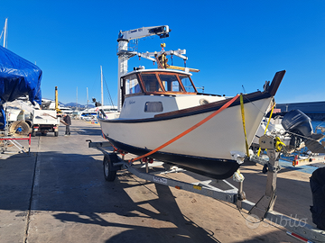 Gozzo Patrone 7 mt completamente restaurato