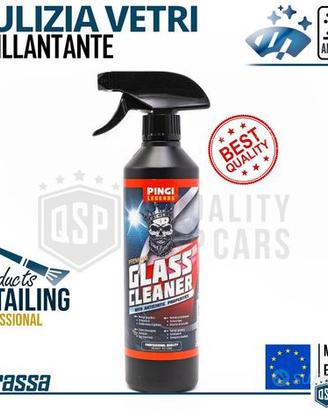 Pulizia VETRI Professionale ANTISTATICO No Aloni