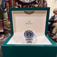 Rolex gmt gt master II batman full set garanzia