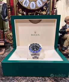Rolex gmt gt master II batman full set garanzia