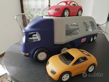 Little Tikes Bisarca Car Carrier Vintage