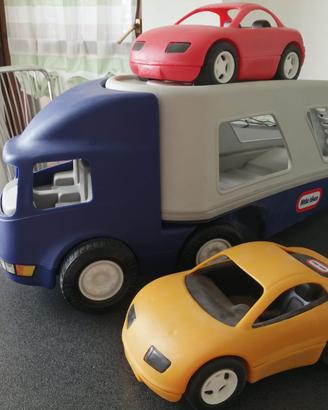 Little Tikes Bisarca Car Carrier Vintage